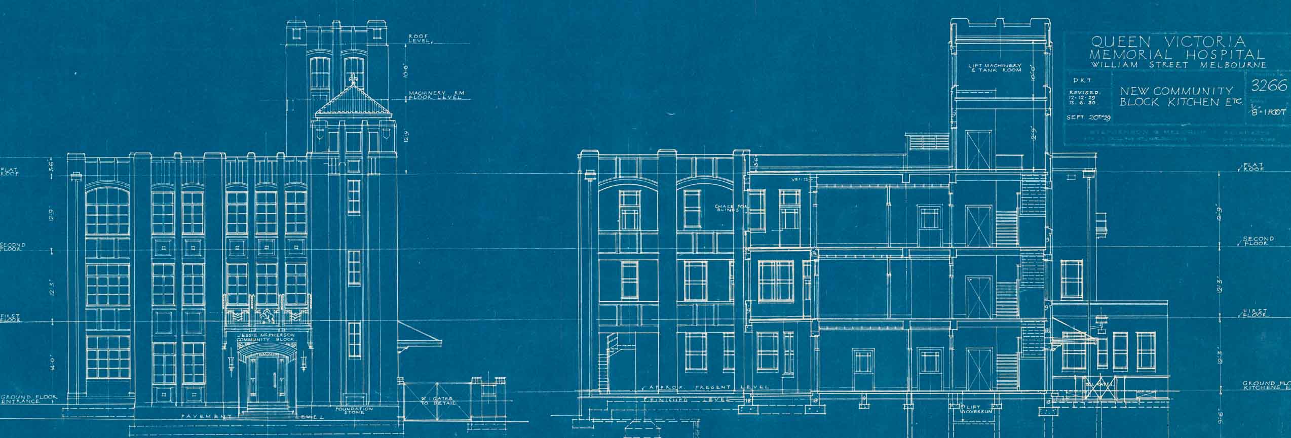 Schematic plans for a building